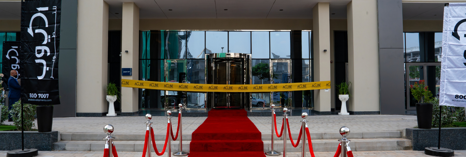 Adhara Star Arjan Handover Event with red carpet and ribbon
