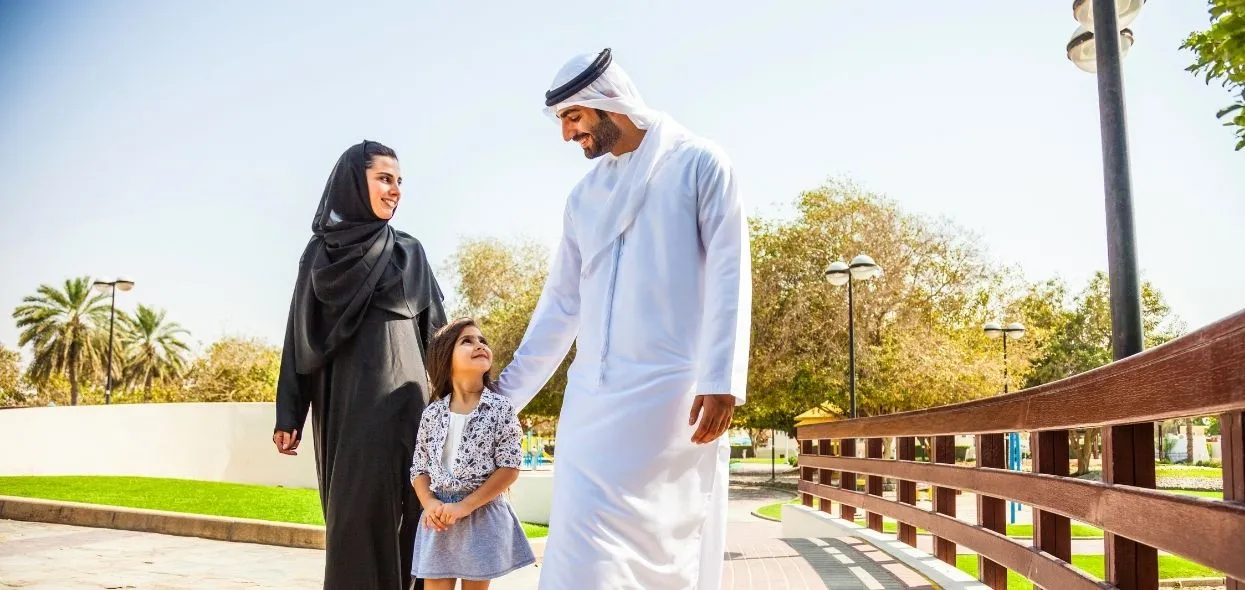 Emirati family in UAE 
