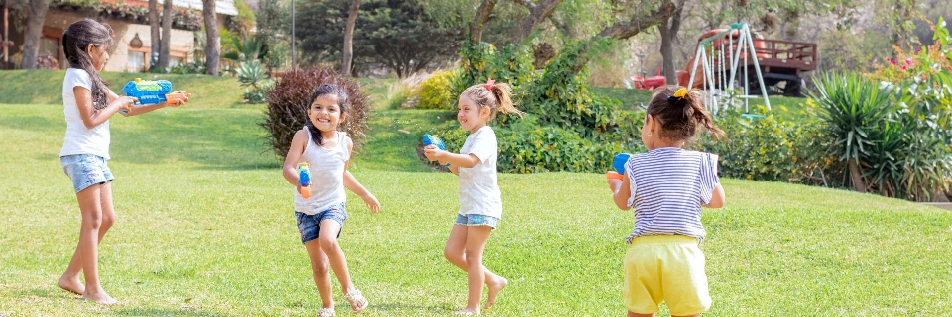 children playing in dubai community