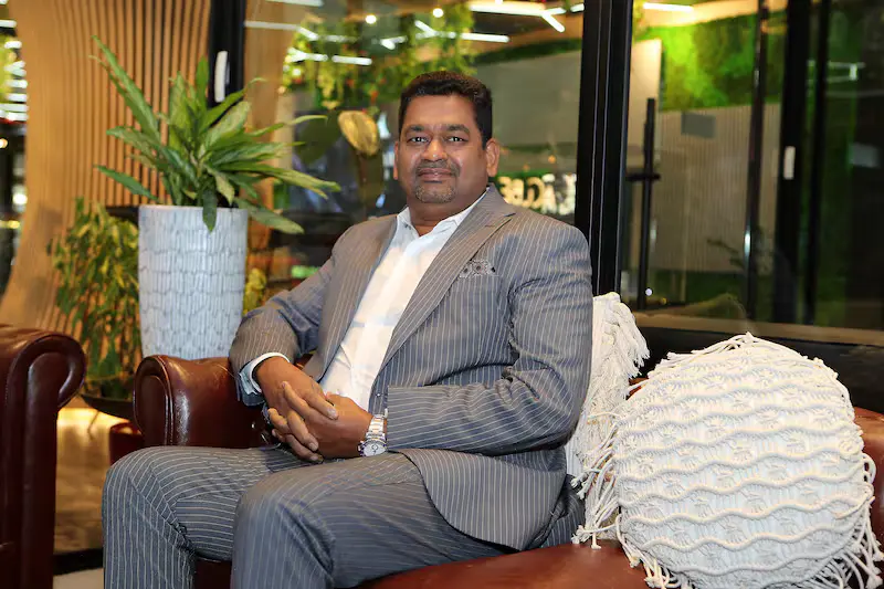 Ramjee Iyer says his best investment is real estate. Pawan Singh / The National 