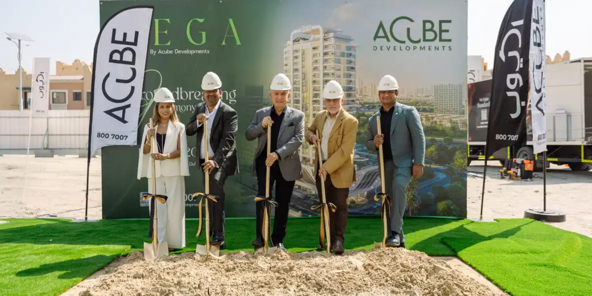 vega by acube groundbreaking dubai sports city